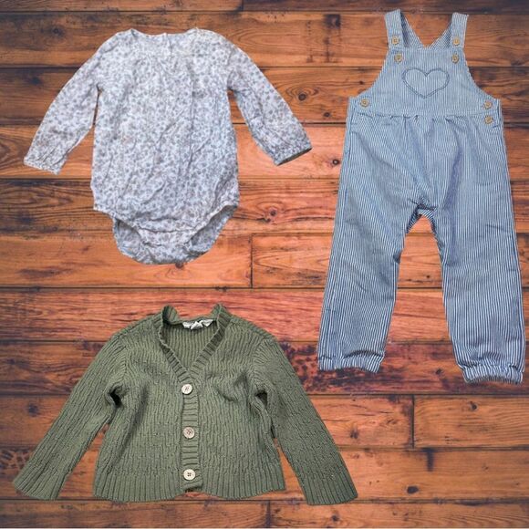 5 for $25🔥Matching Set of 3 Pieces Baby Size 18 Months - Picture 1 of 13